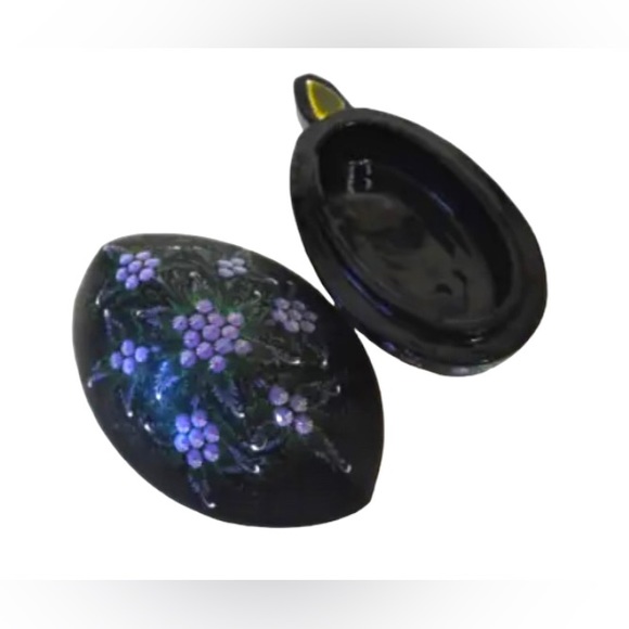 Wooden Turtle Jewelry Box Lacquered Wood Trinket Box - Picture 3 of 4